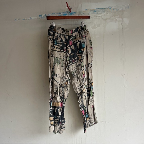 Abstract Pattern Pants - Picture 2 of 4